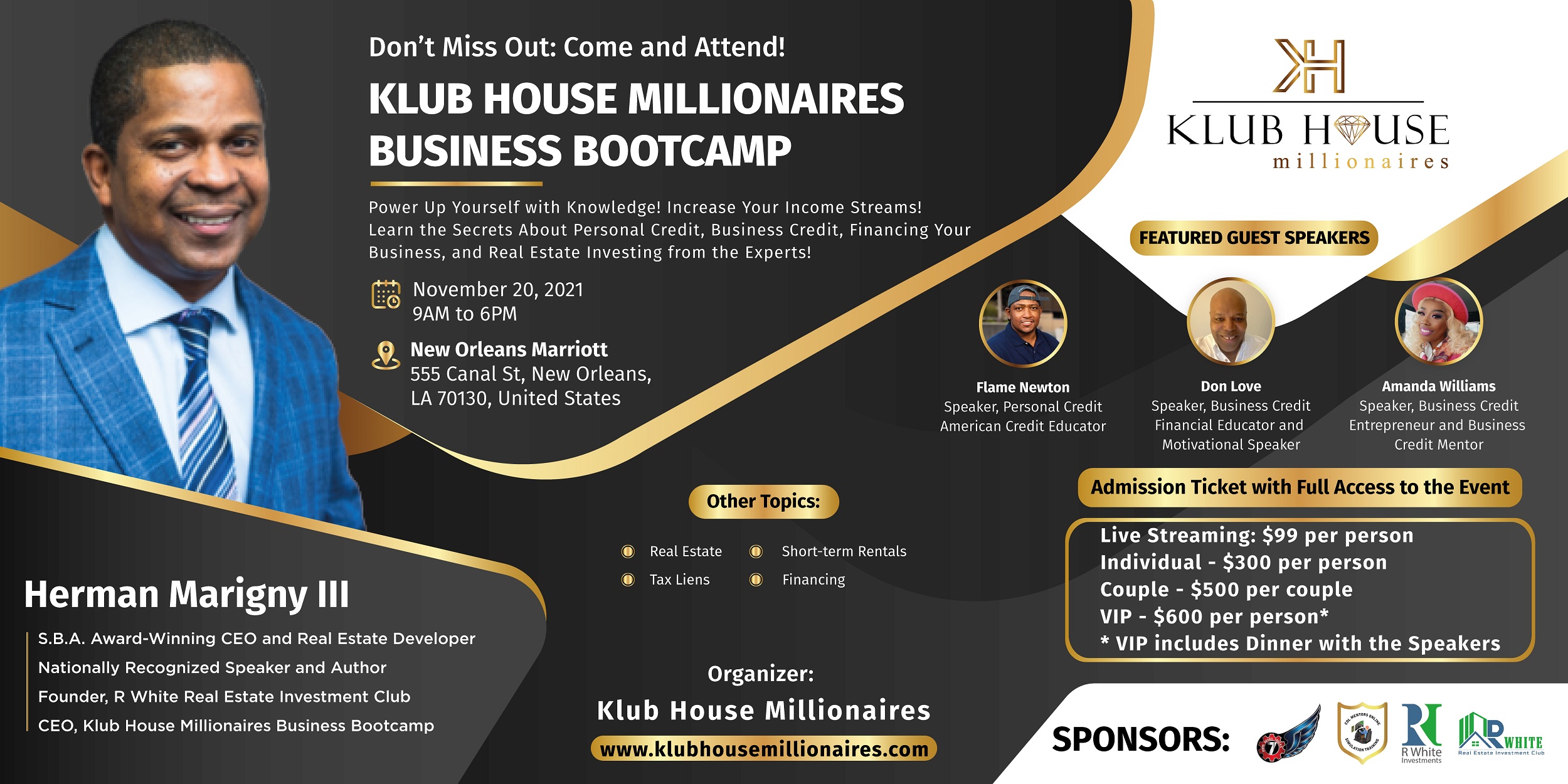 Klub House Millionaires Business Bootcamp